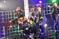 ライブパートの収録の様子。