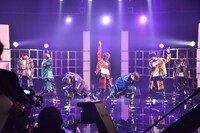 ライブパートの収録の様子。