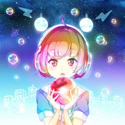 DJ和「J-アニソン神曲祭り -パレード- ［DJ和in No.1胸熱MIX］」TSUTAYA購入者特典のアナザージャケット。（イラスト：NOB-C）