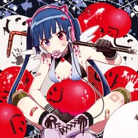 DJ和「J-アニソン神曲祭り -パレード- ［DJ和in No.1胸熱MIX］」アニメイト、ゲーマーズ、ソフマップ、とらのあな購入者特典のアナザージャケット。（イラスト：千葉サドル）