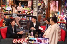 左からクレイ勇輝、山里亮太（南海キャンディーズ）、矢部浩之（ナインティナイン）、マツコ・デラックス。 (c)フジテレビ