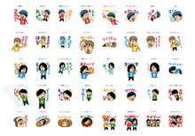 PANの公式LINEスタンプ一覧。