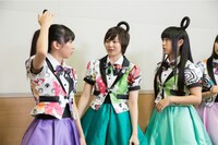 「私立恵比寿中学 スペシャル -穴空-」収録現場の様子。