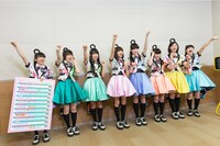 「私立恵比寿中学 スペシャル -穴空-」収録現場の様子。