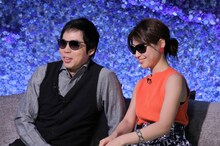 左から今田耕司、瀧本美織。 (c)日本テレビ