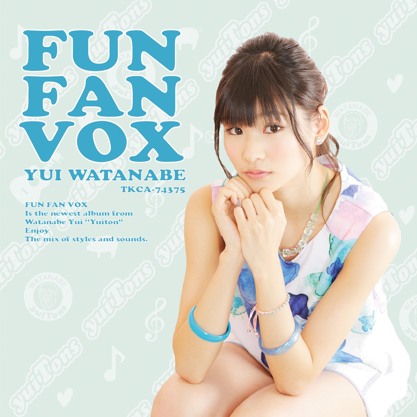 渡部優衣「FUN FAN VOX」通常盤ジャケット