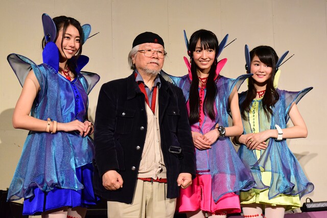 Cupitronと松本零士（左から2番目）。