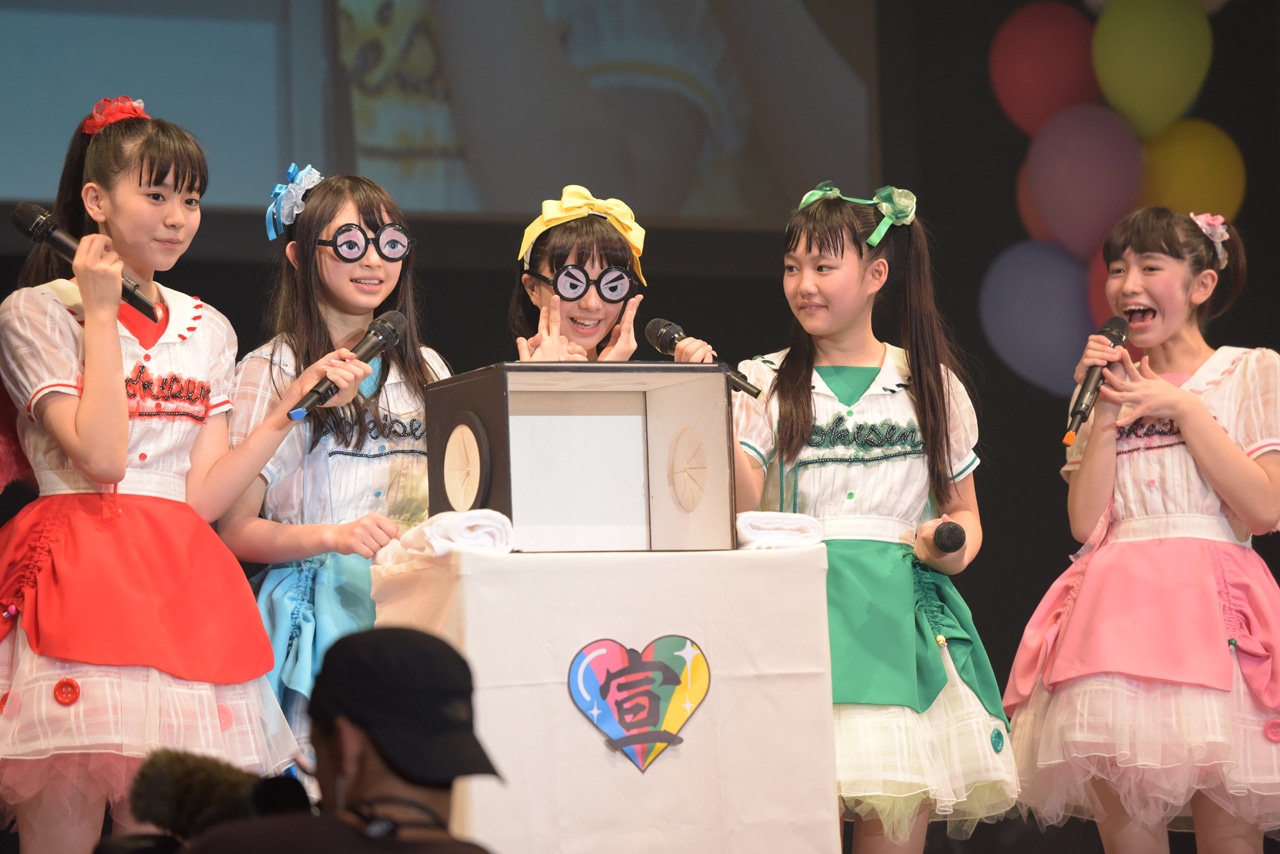 「ときめき▽宣伝部のわくわく▽ファンミーティング vol.1」の様子。