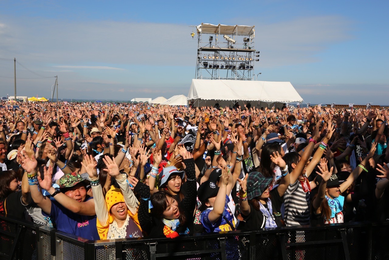 「OGA NAMAHAGE ROCK FESTIVAL」の様子。