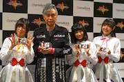 左から高橋李依、大槻ケンヂ、高野麻里佳、長久友紀。 (写真提供:EVIL LINE RECORDS)