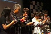「BLADE-ブレイド 天から堕ちる千の刃-」リリース発表会の様子。 (写真提供:EVIL LINE RECORDS)