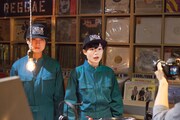 藤岡みなみ＆ザ・モローンズ「ド忘れ in the night」ミュージックビデオのオフショット。