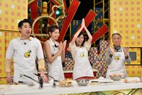 左から吉村崇、森星、松井珠理奈、堺正章。 (c)TBS
