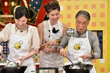 左から松井珠理奈、森星、堺正章。 (c)TBS