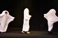 公開稽古の様子。