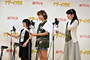 「フラーハウス」アフレコにチャレンジ!イベントの様子。