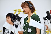 アフレコに挑戦する宮澤佐江。