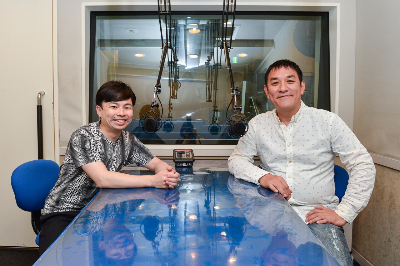 ピエール瀧×浜野謙太、FM802対談番組に登場