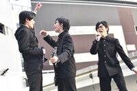 左からHAMA、HIROKI、DAICHI。