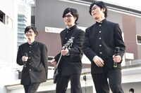 左からHAMA、HIROKI、DAICHI。