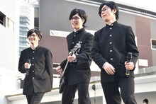 左からHAMA、HIROKI、DAICHI。