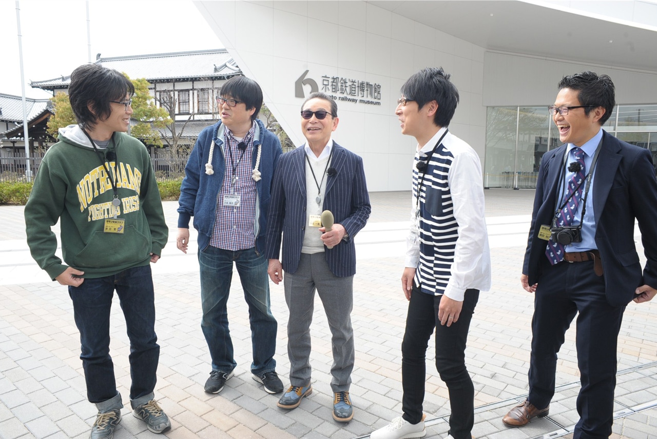 「タモリ倶楽部」で展開される「タモリ電車クラブ」のワンシーン。(c)テレビ朝日