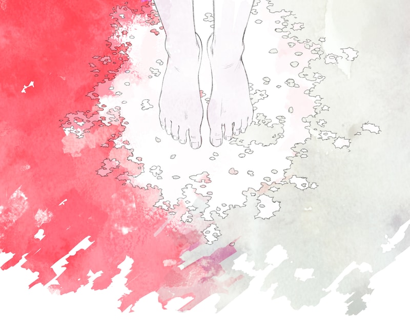 n-buna「月を歩いている」イメージイラスト