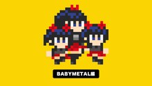 「BABYMETALキャラマリオ」コース紹介時の画像。