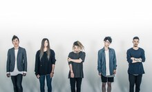 Survive Said The Prophet。左が新メンバーのTatsuya（G）。