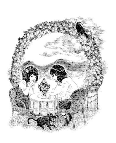 松田洋子のイラスト。