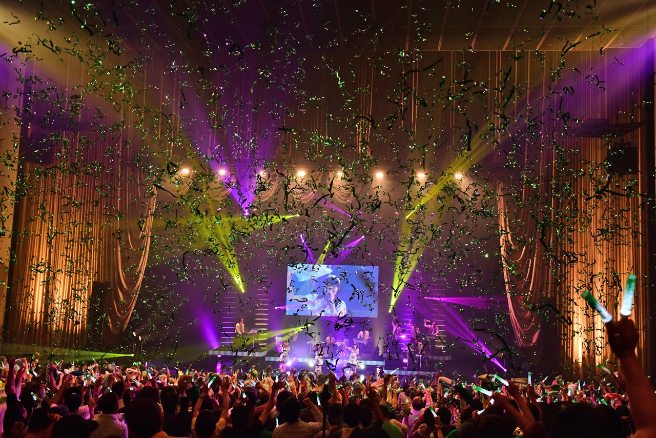 「Negicco Second Tour "The Music Band of Negicco" supported byサトウ食品」最終公演の様子。