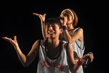 手前からmei、minan。