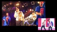 「シンデレラ・シンドローム」で踊るDJダイノジ。