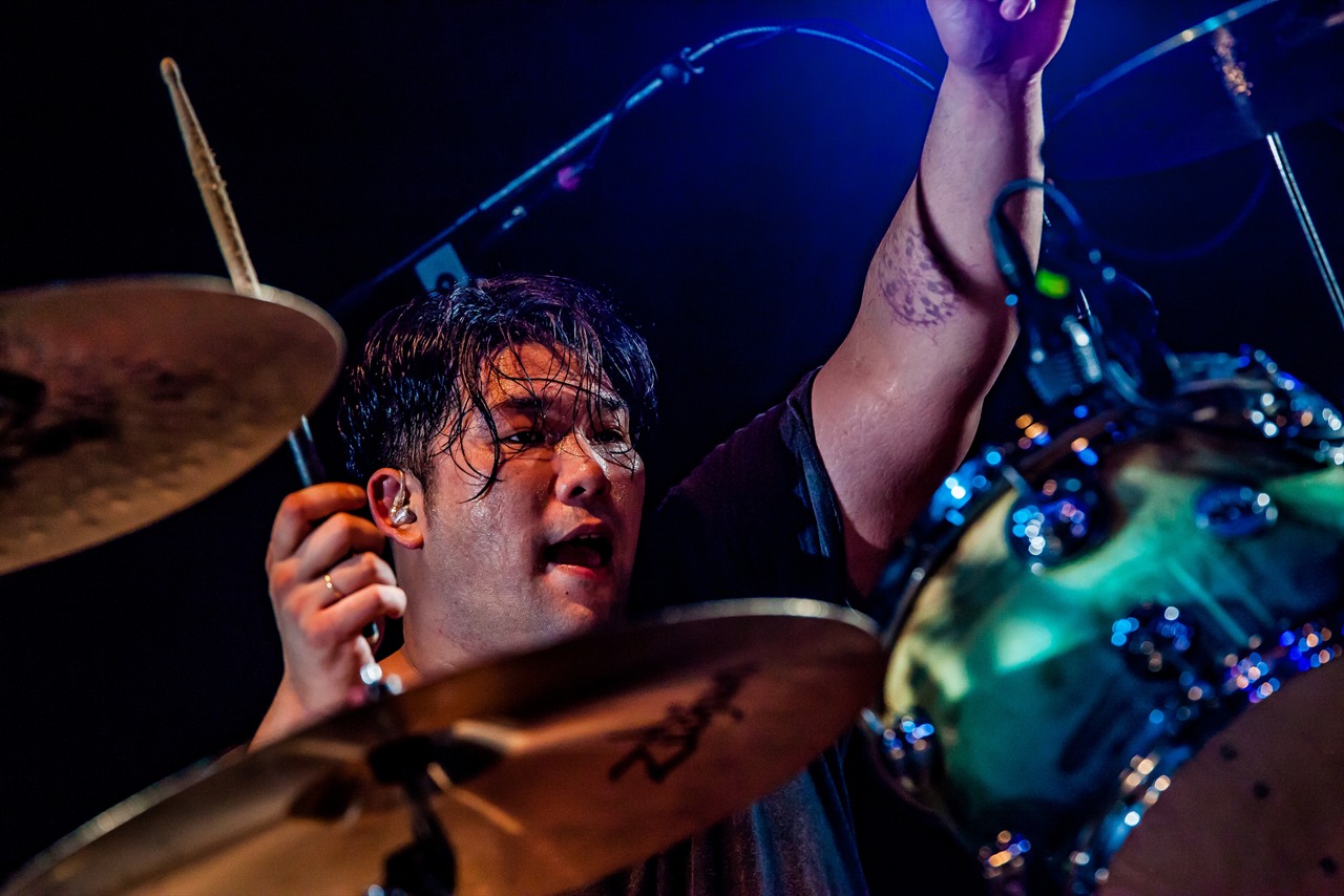 Taihei Sakagami（Dr）（Photo by Takashi "TAKA" Konuma）
