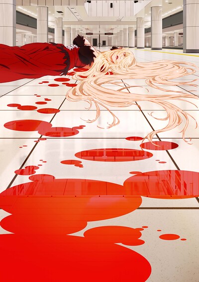 映画「傷物語〈I 鉄血篇〉」キービジュアル