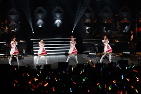 アイドルマスターのステージの様子。