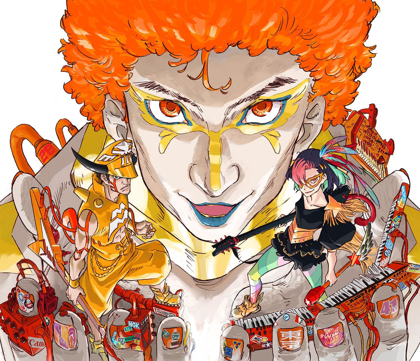すしおのイラストによるモーモールルギャバン「PIRATES of Dr.PANTY」キービジュアル第1弾。