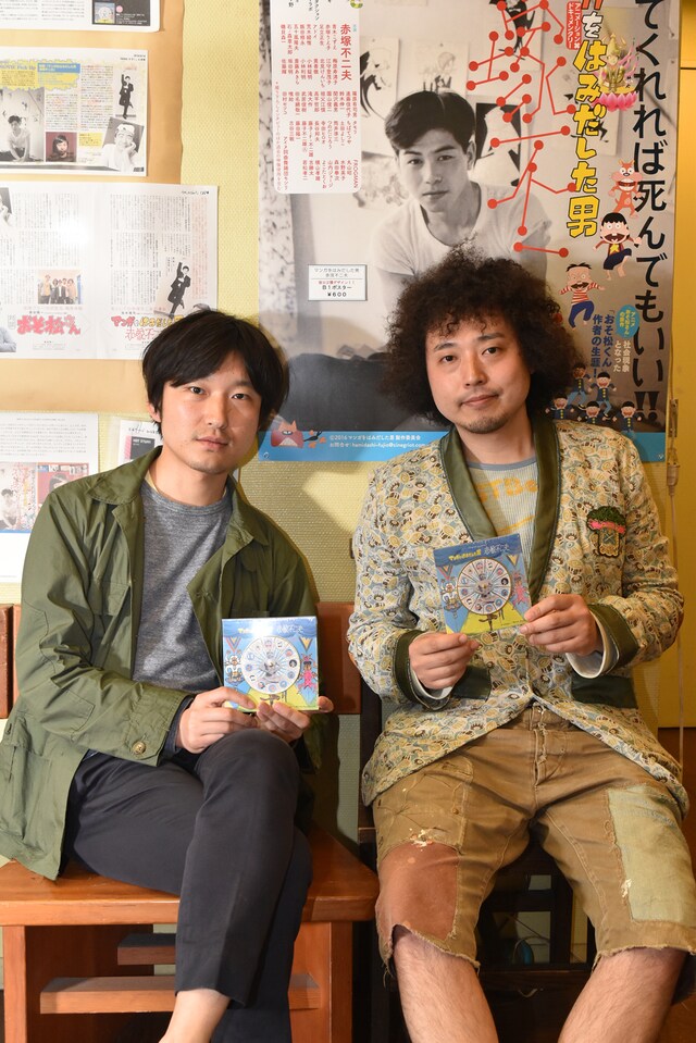 左から蓮沼執太、U-zhaan。