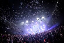 ゆるめるモ！「YOU ARE THE WORLD TOUR FINAL at Zepp DiverCity」の様子。