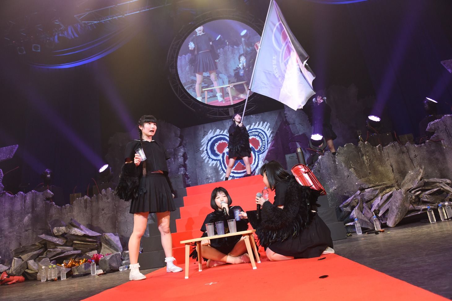 BELLRING少女ハート 三部作ワンマン第二弾「B」の様子。