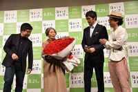 「海よりもまだ深く」トークイベント付き試写会の様子。