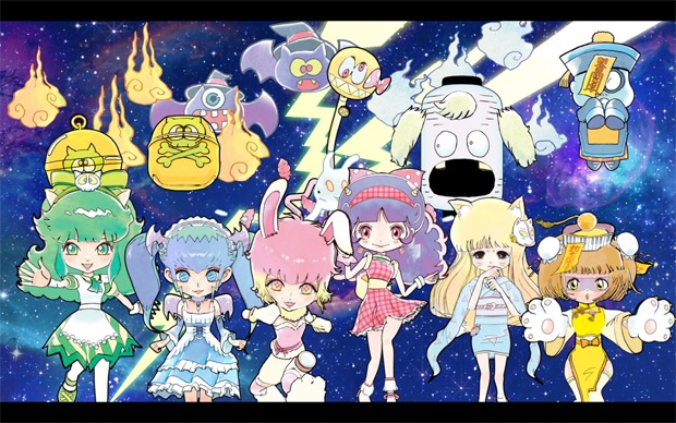 バンドじゃないもん！「キメマスター！」ミュージックビデオのワンシーン。