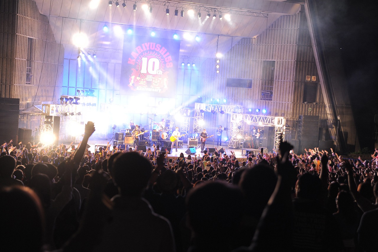 「ハイサイロード 2006-2016～オワリ×はじまり～」東京・日比谷野外大音楽堂公演の様子。（Photo by Ohagi）