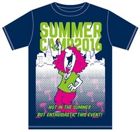 「SUMMER CAMP 2016」オフィシャルTシャツ前面デザイン