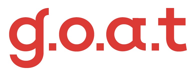 「g.o.a.t」ロゴ