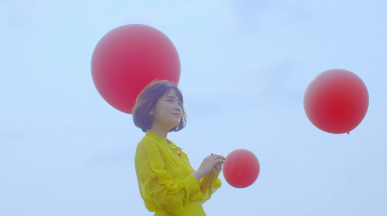 大原櫻子「大好き」ミュージックビデオのワンシーン。