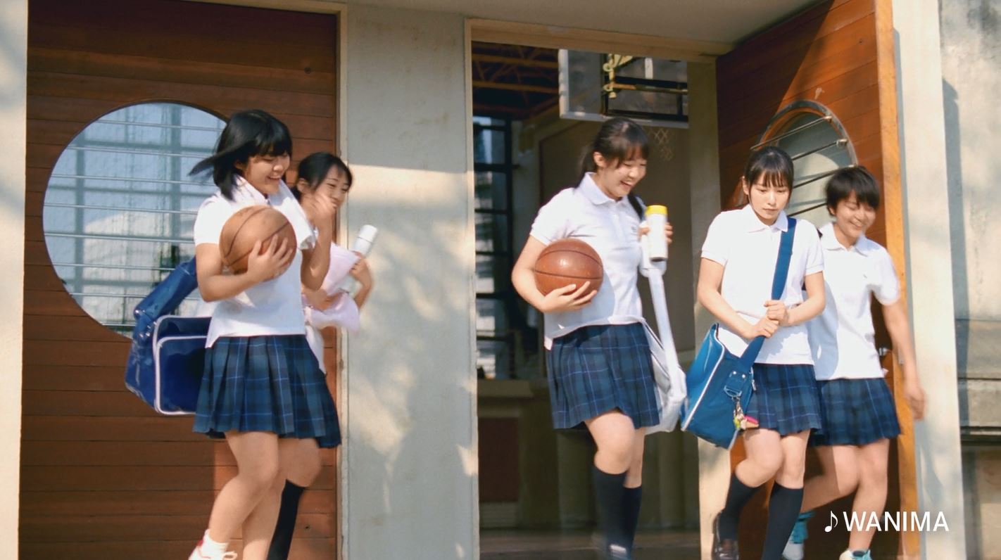 「8×4 ボディフレッシュ」バスケ部・友情編のワンシーン。