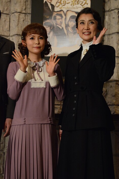 中川翔子と一路真輝。