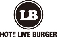 「HOT!! LIVE BURGER」ロゴ