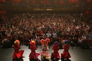 きゃりーぱみゅぱみゅ「KPP 5iVE YEARS MONSTER WORLD TOUR 2016」シンガポール公演の様子。